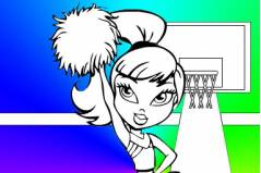 Раскрась Братц 2 - Bratz Coloring 2