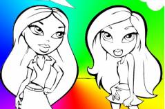 Раскрась Братц 4 - Bratz Coloring 4